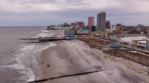 Ac boardwalk pier Stock-Footage 276303193