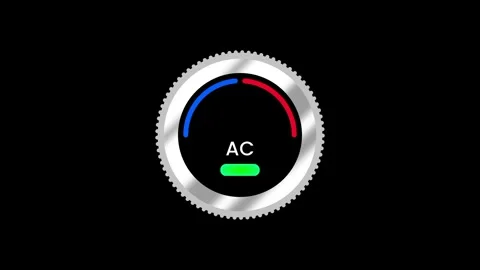 AC Control Dial Stock Footage 335591754