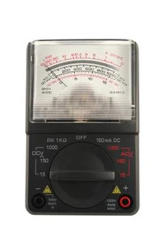 Ac dc voltage testing meter Stock Photos