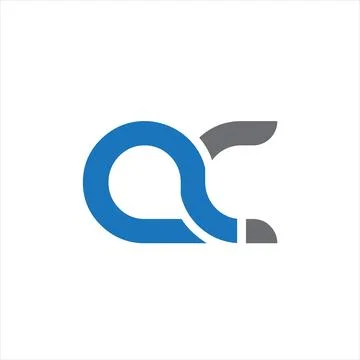 AC Letter monogram Initial Logo Design Template Vector Illustration. AC ele.. Stock Illustration