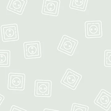 Ac power line vector seamless pattern 스톡 일러스트