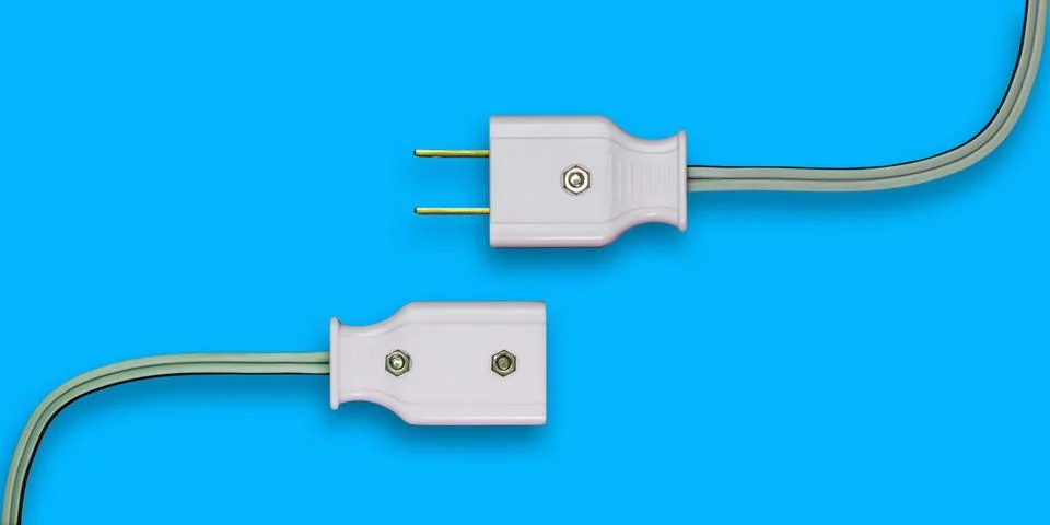AC power plug. Stock Photos