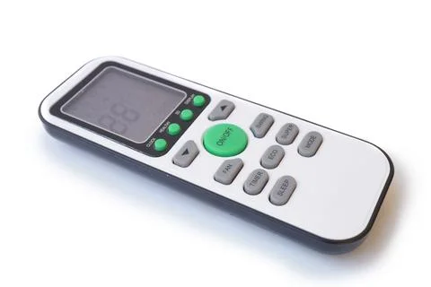 AC remote control with large buttons to make it easier to press buttons Foto stock