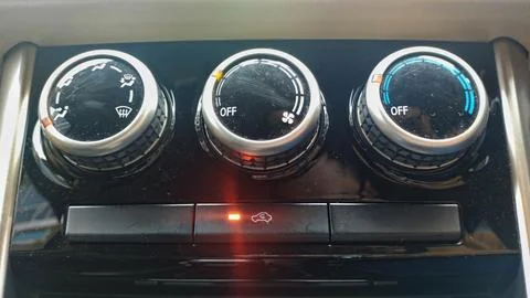 AC setting control Stock Photos