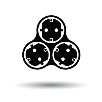 AC splitter icon Stock Illustration