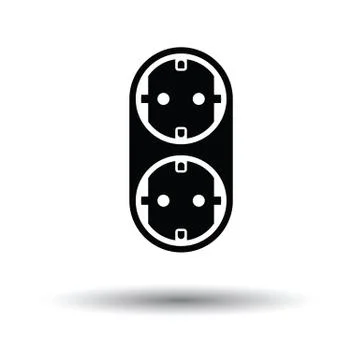 AC splitter icon Stock Illustration