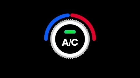 AC Status Indicator Dial Stock Footage 335591753