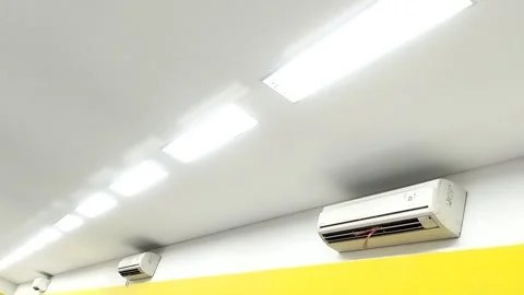 Ac at the supermarket Stock Footage 288608728