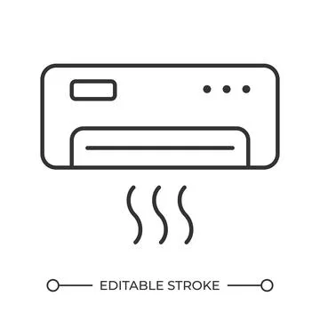 AC unit linear icon Stock Illustration