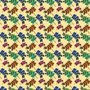 Acacia leaf Stock Illustration