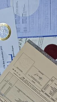 Academic certifcation Stock Photos