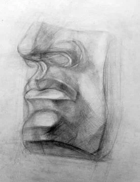 Academic drawing pencil Stock Illustration