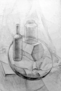 Academic drawing pencil Stock Illustration