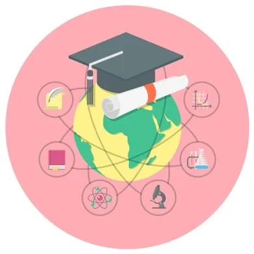Academic Education Concept Illustrazione stock