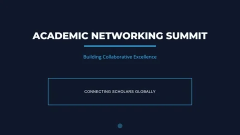 Academic networking summit background template for professional collaborati.. Stock Footage 337576436