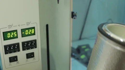 Academic research with nitrogen Stock Footage 75304635