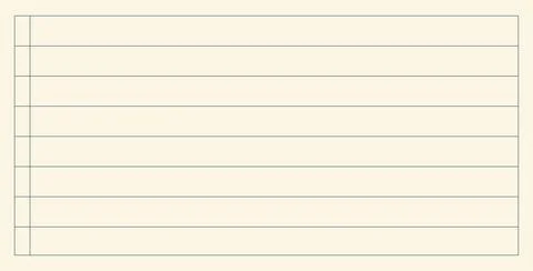 Academic ruled notebook page format on sepia paper, detailing horizontal lines イラスト素材