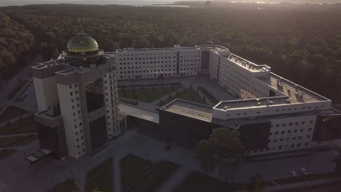 Academic town Stock Footage 108386075