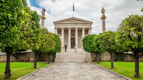 The Academy of Athens Stock Footage 56297145