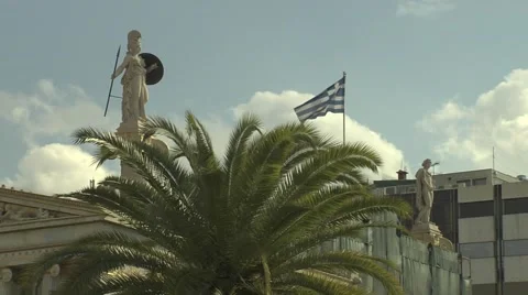 Academy of Athens, Greece 動画素材 46985802