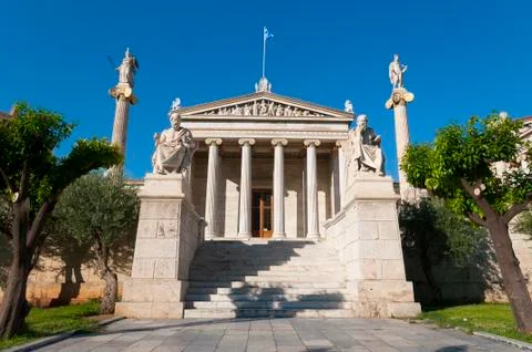Academy of athens Stock Photos