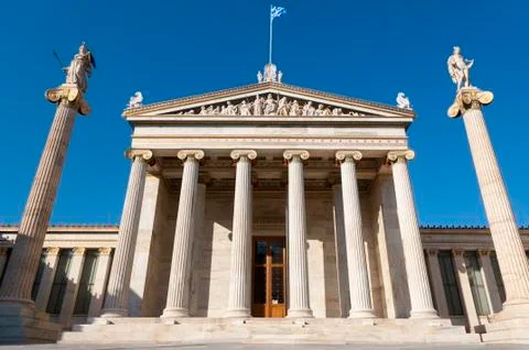 Academy of athens Stock Photos