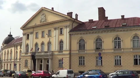 Academy of science in Sofia Stock Footage 320369636
