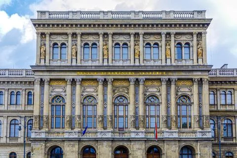 Academy of Sciences MTA in Budapest 写真素材