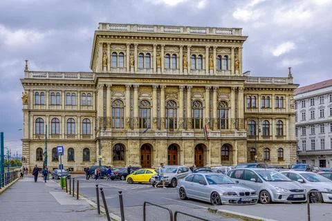 Academy of Sciences MTA in Budapest Foto stock