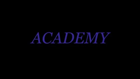 ACADEMY word title text intro animation, education, learning, knowledge, un.. 库存影片 330279964