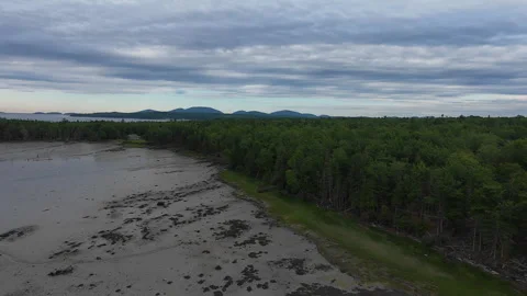 Acadia in the Distance Stock Footage 278526203