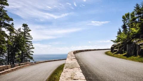 Acadia loop Stock Photos