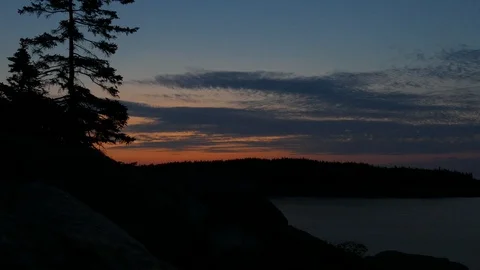 Acadia Sunrise Stock Footage 114930545