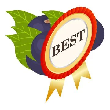 Acai berry icon isometric vector. Fresh ripe acai berry with leaf and best sign Stock Illustration
