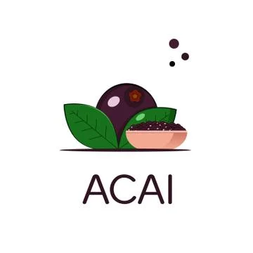 Acai berry Stock Illustration