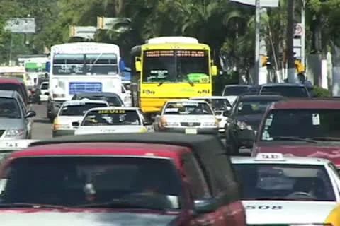 Acapulco city traffic Video stock 8947407