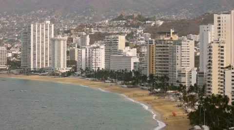 Acapulco Resorts Stock Footage