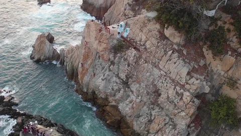 Acapulco's Cliffs Stock-Footage 129483736