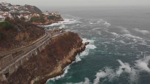 Acapulco's Cliffs Stock-Footage 129483942