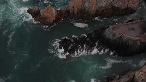 Acapulco's Cliffs Stock-Footage 129484523