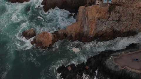 Acapulco's Cliffs Stock Footage 129484539