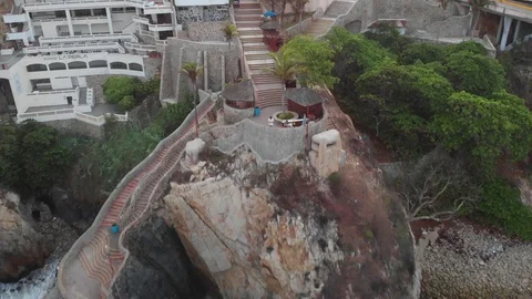 Acapulco's Cliffs Stock-Footage 129484625