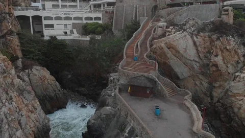 Acapulco's Cliffs Stock-Footage 129484659