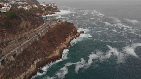 Acapulco's Cliffs Stock-Footage 129484752