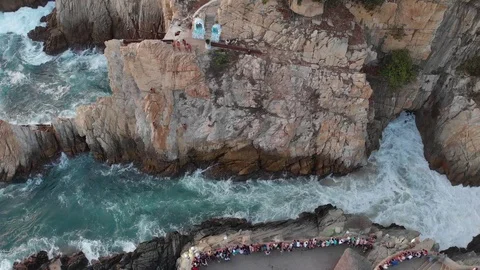 Acapulco's Cliffs Stock-Footage 129484765