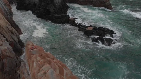 Acapulco's Cliffs Stock Footage 129485023