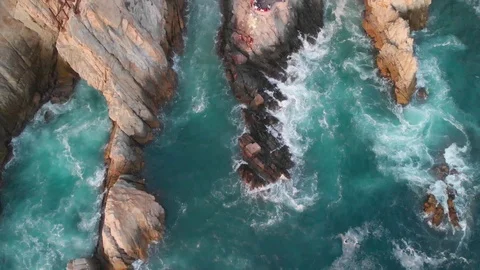 Acapulco's Cliffs Stock Footage 129485258