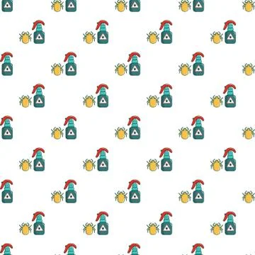 Acarus pattern seamless Stock Illustration