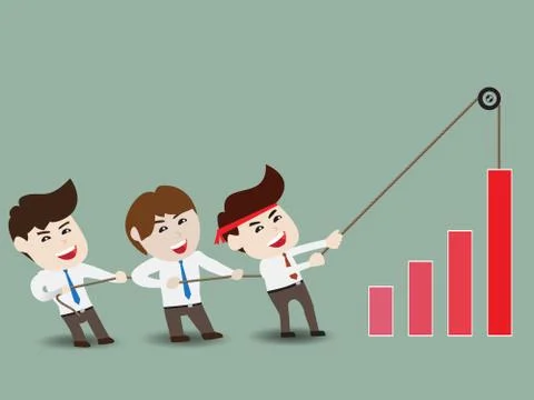 Accelerate business growth Illustrazione stock