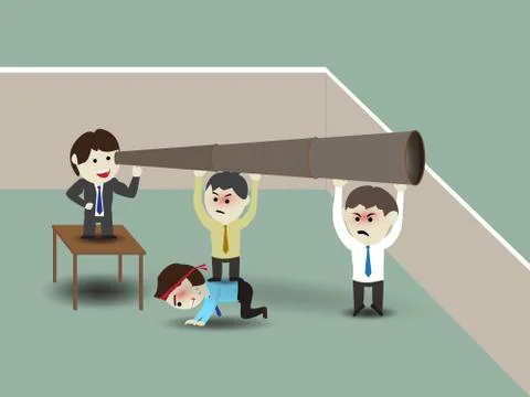 Accelerate business vision Illustrazione stock
